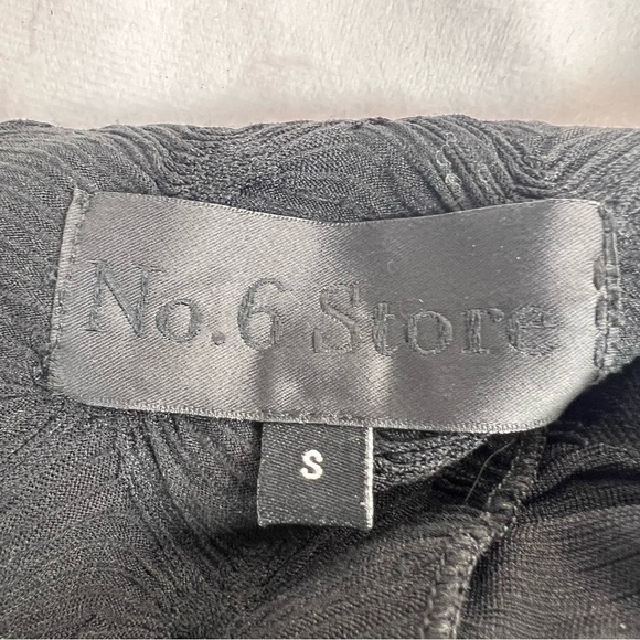 No 6 Store Thalassa Black Dress Sz S - Picture 4 of 8